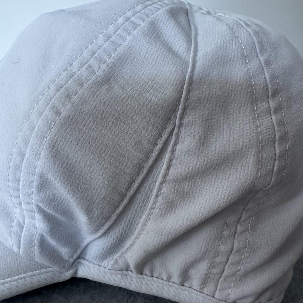 Adidas Hat Cap Strap Back White Logo One Size Fits All Mens Twill Performance - Picture 4 of 10